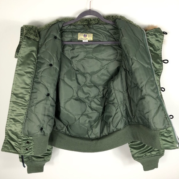 Special Issue Military Uniform Coyote Trim Bomber - Picture 3 of 8